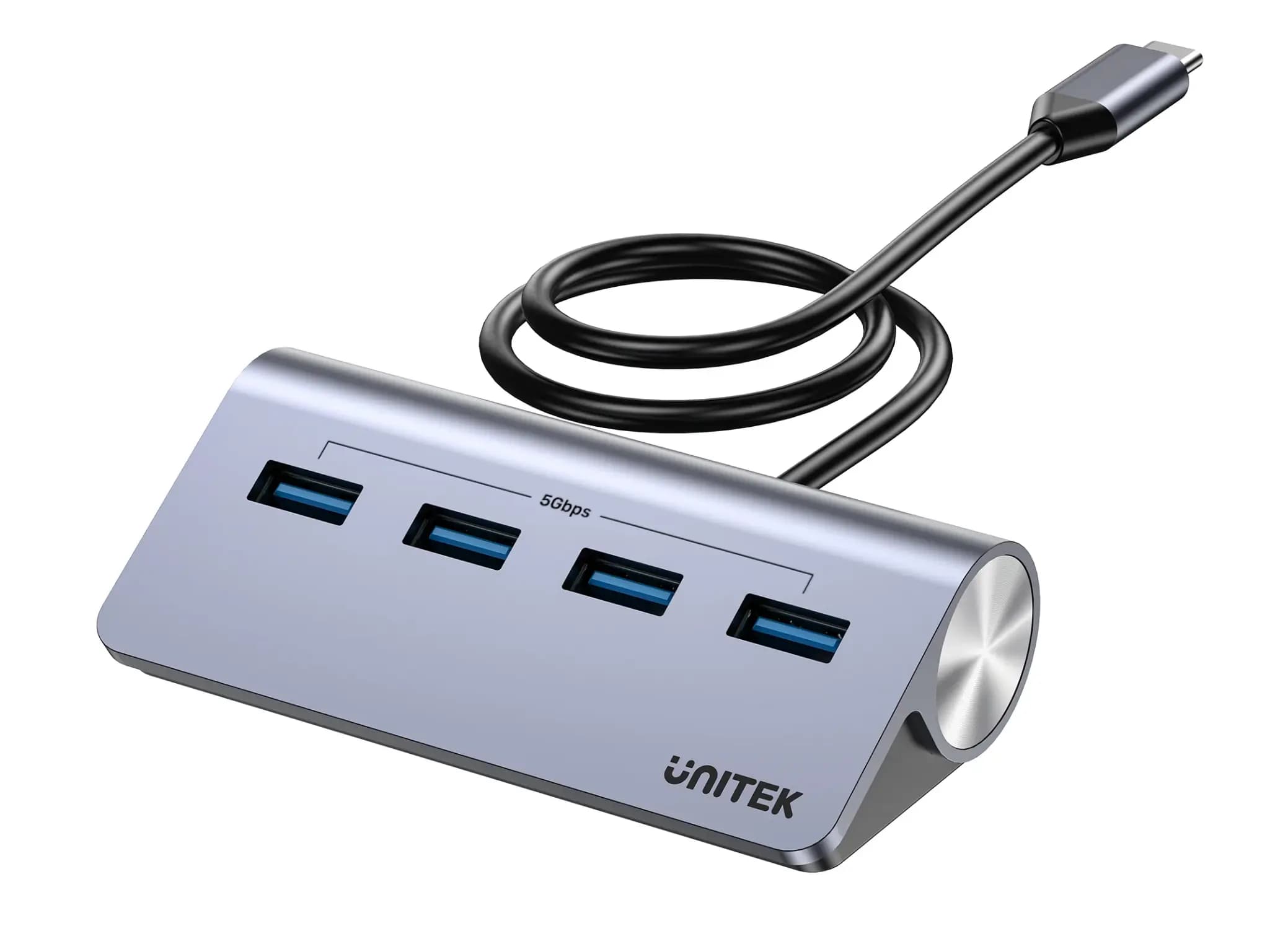 H1337BGY01 UNITEK 4-in-1 USB-C 5Gbps Hub (4*USB-A 5Gbps)