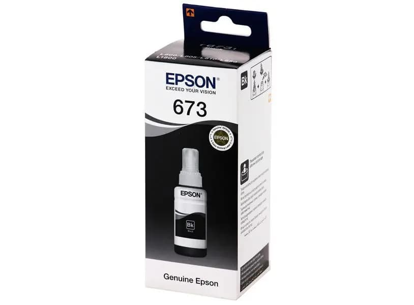 EPSON, 673 Black ink bottle C13T67314A