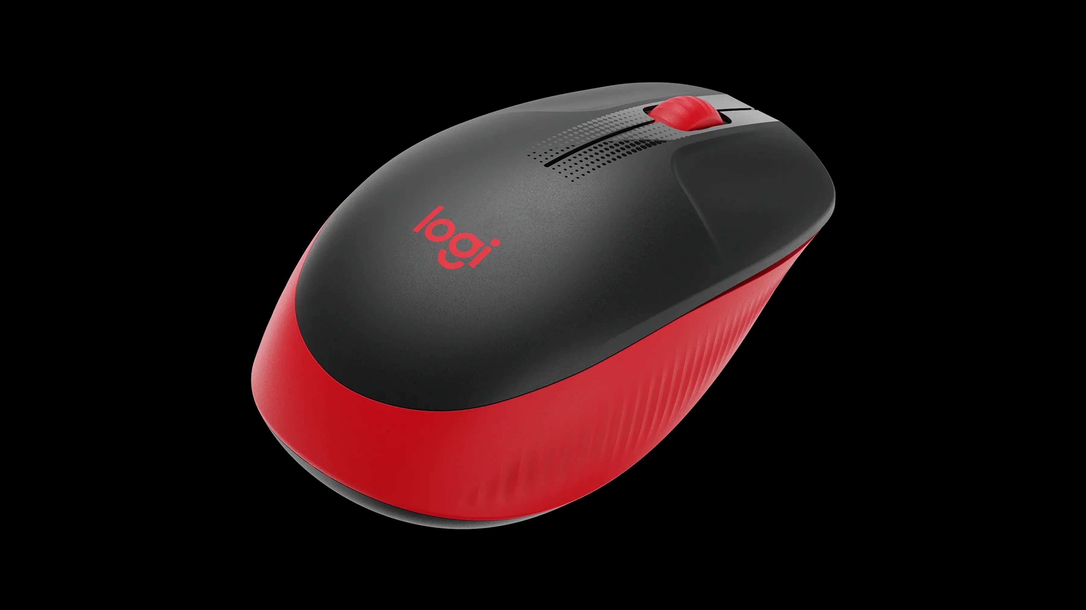 logitech, M190, mouse Red