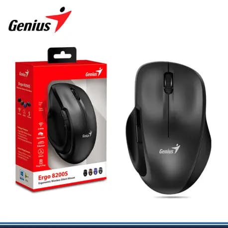 Genius, Ergo 8200S, Mouse Black