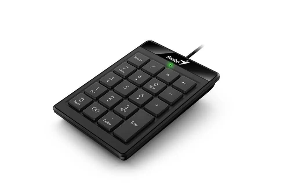 NumPad 110, GENIUS, Keyboard, Portable Numberpad, USB, BLACK.