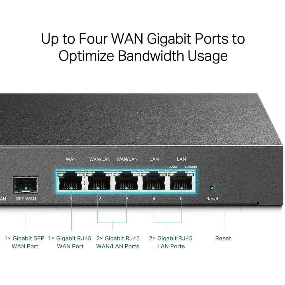 TP-Link, ER7206, Omada Gigabit VPN Router
