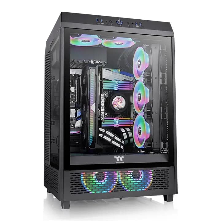 Thermaltake, The Tower 500 Mid Tower Chassis Case Black.