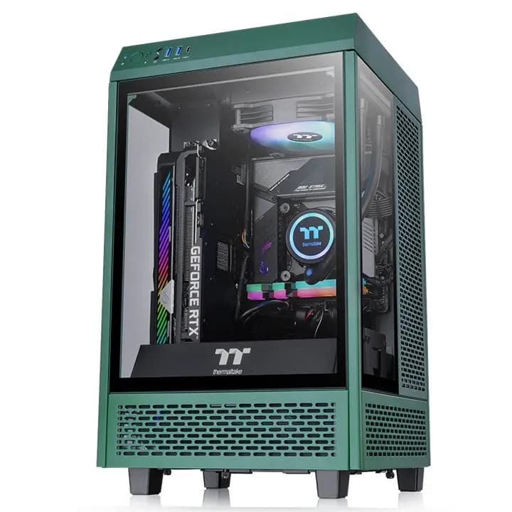 Thermaltake, The Tower 100 Racing Chassis Case Racing Green.