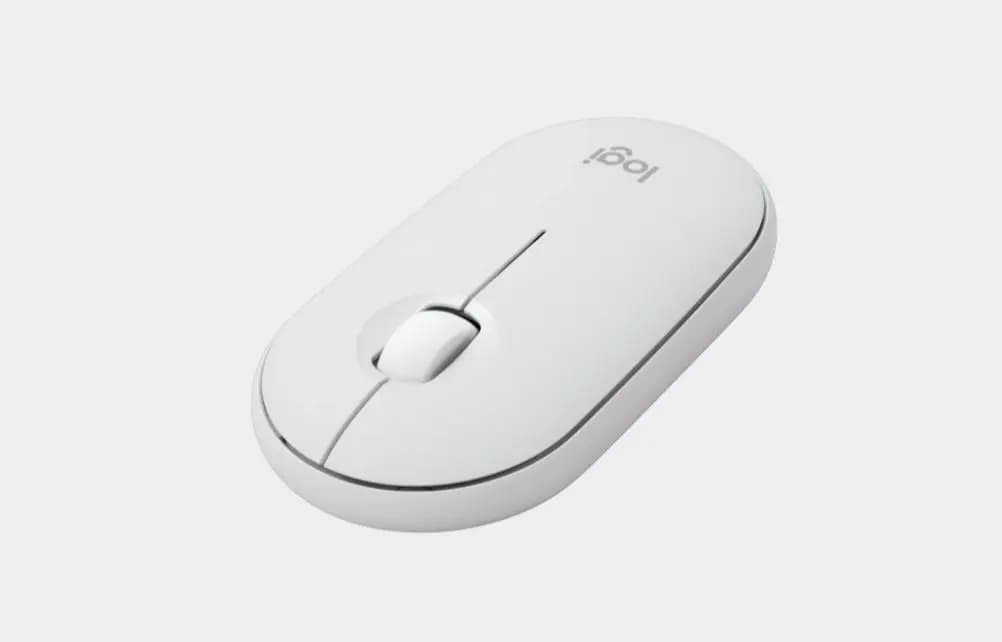 logitech, M350s Silent, Mouse White