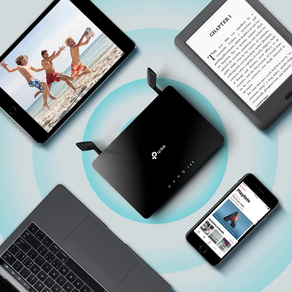 TP-Link, Archer MR402, Wi-Fi 5 Router, AC1200 Wireless Dual Band 4G LTE