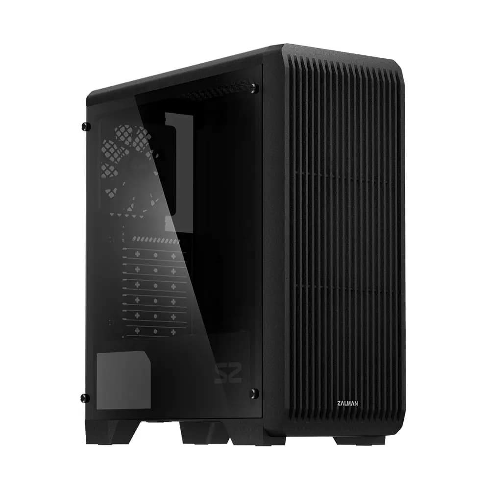 Zalman, S2 TG Case Black.