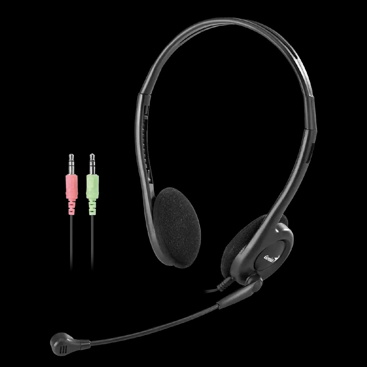 Genius, HS-200C, PC Headset Black