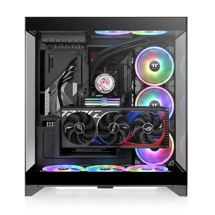Thermaltake, CTE E550 TG Mid Tower Chassis, Case Black.