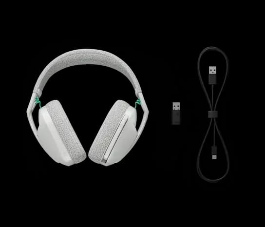 logitech, G321, Headset White
