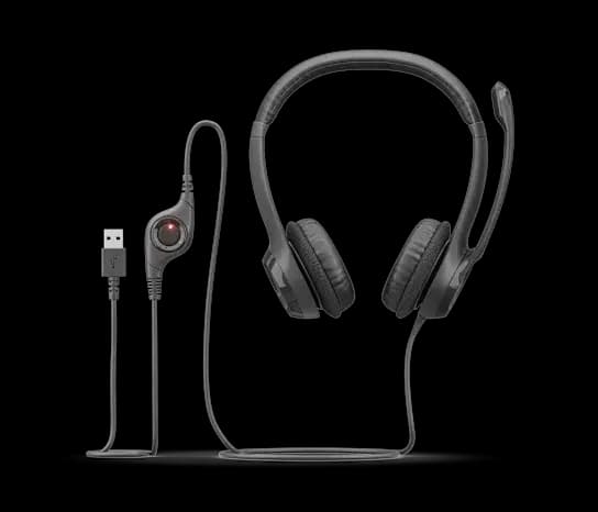 Logitech, H390 USB Headset Black