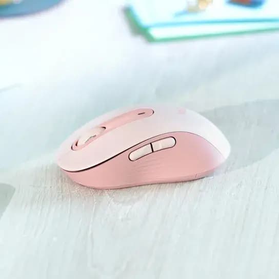 logitech, Signature M650L, Mouse Rose.
