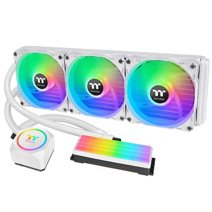 Thermaltake, Floe RC360 CPU & Memory AIO Liquid Cooler, Snow Edition