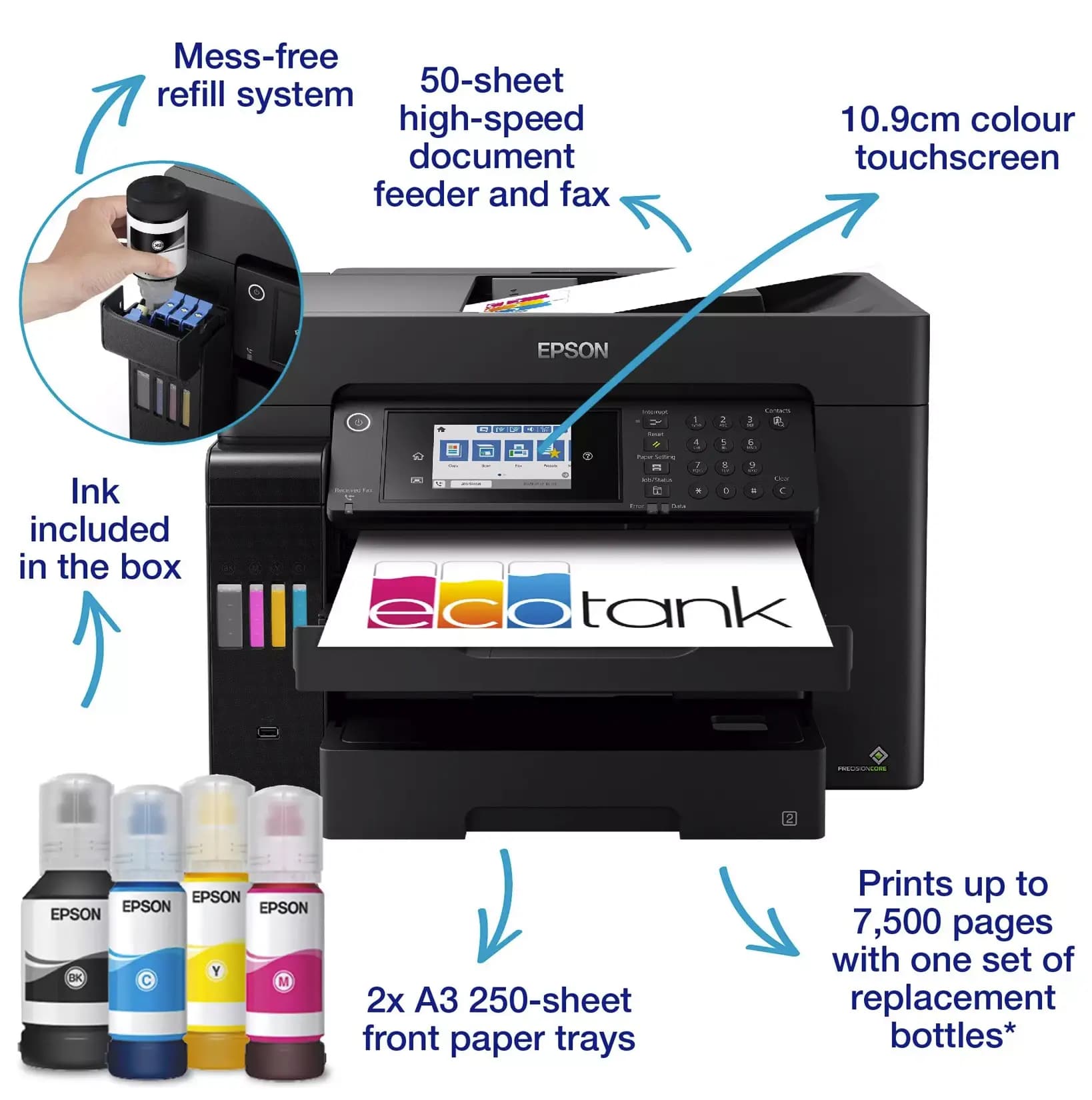 Epson EcoTank L15160 A3+ Multifunction Wi-Fi Printer