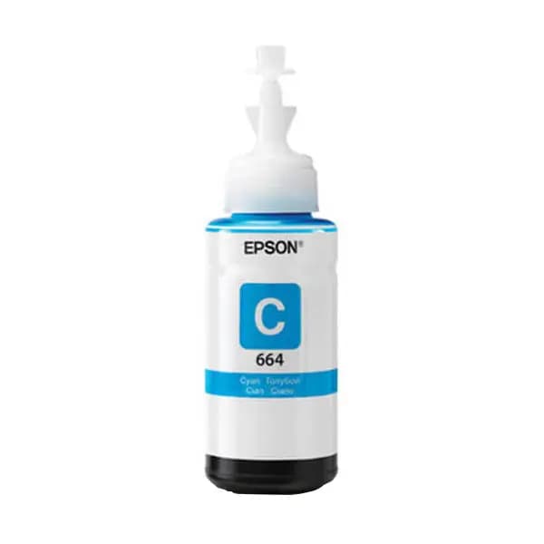 EPSON, 664 Cyan Ink Bottle C13T66424A