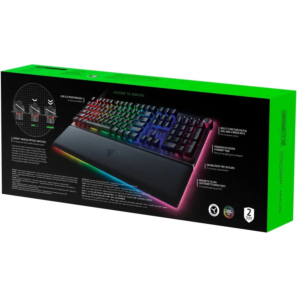 Razer, Huntsman V2 , Keyboard Black