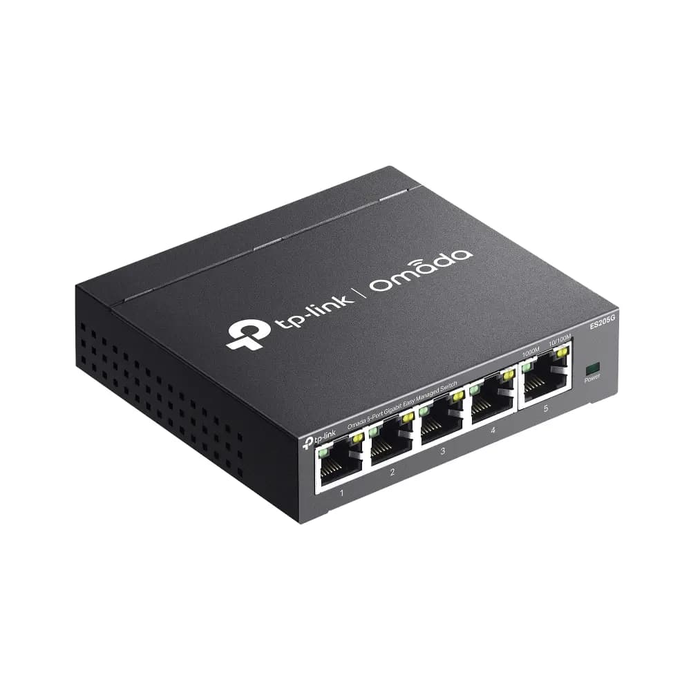 TP-Link, Omada ES205G, 5-Port Gigabit Easy Managed Switch