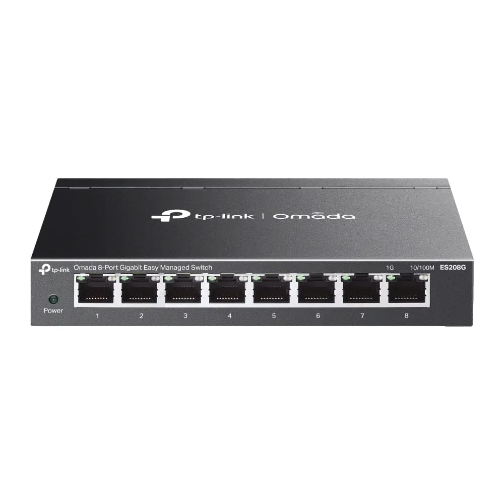 TP-Link, Omada ES208G, Omada 8-Port Gigabit Easy Managed Switch