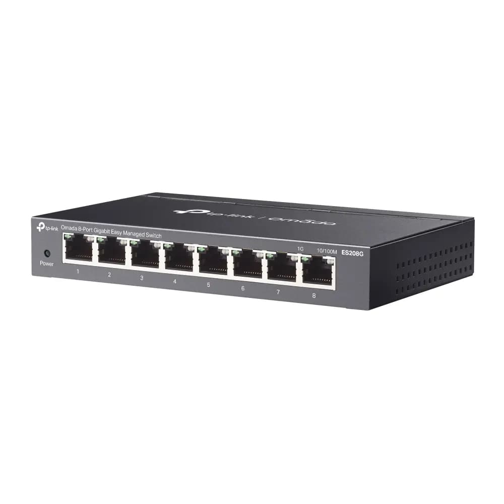TP-Link, Omada ES208G, Omada 8-Port Gigabit Easy Managed Switch