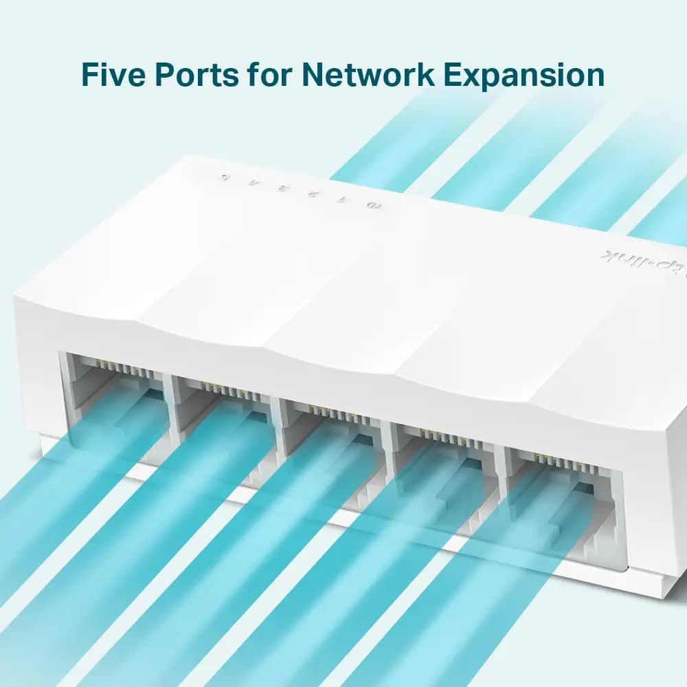 TP-Link, LS1005, 5-Port 10/100Mbps Desktop Switch