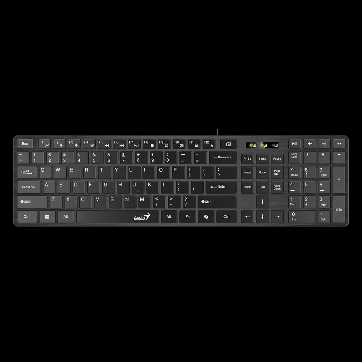 Genius, SlimStar 126, Keyboard Black