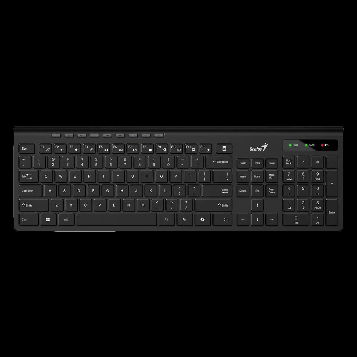 Genius, SlimStar 7230, Keyboard Black