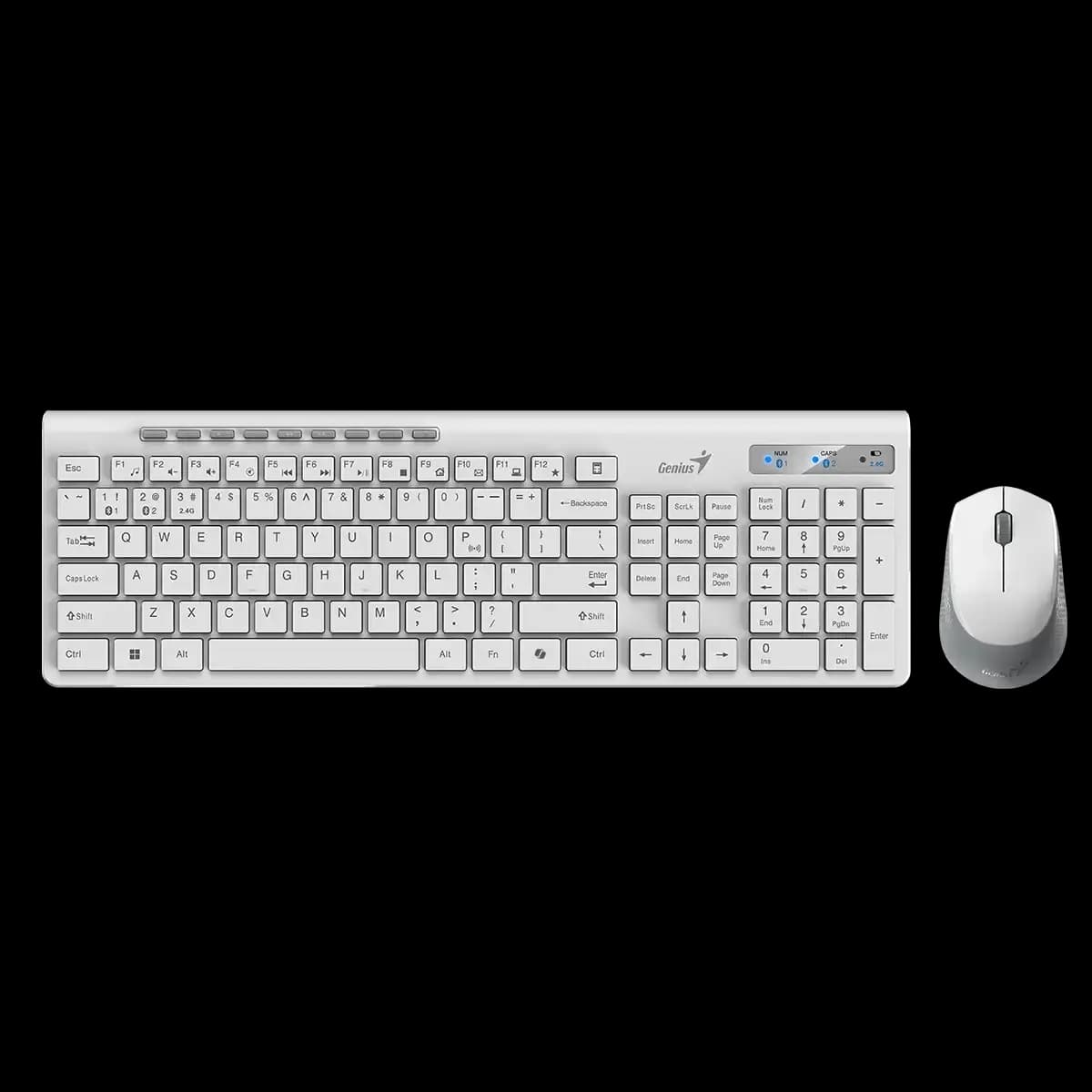 Genius, SlimStar 8230, Keyboard + Mouse (Combo) White