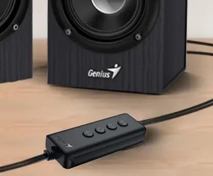 Genius, SP-HF385BT Bluetooth Speaker Black Gray