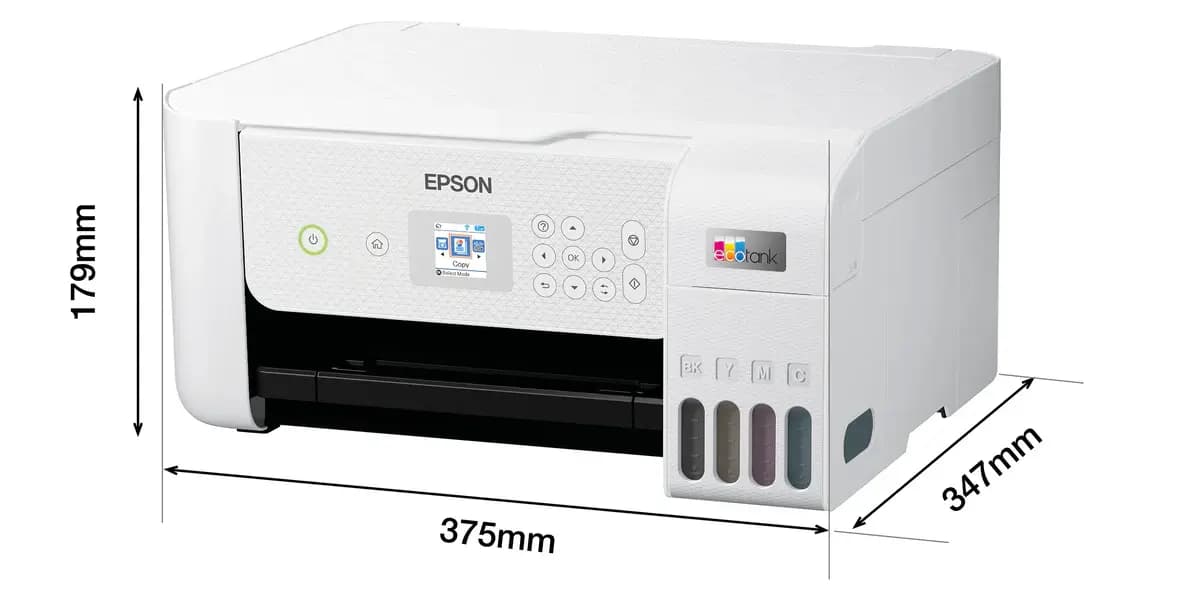 Epson EcoTank L3266 A4 ფერადი მულტიფუნქციური WiFi პრინტერი
