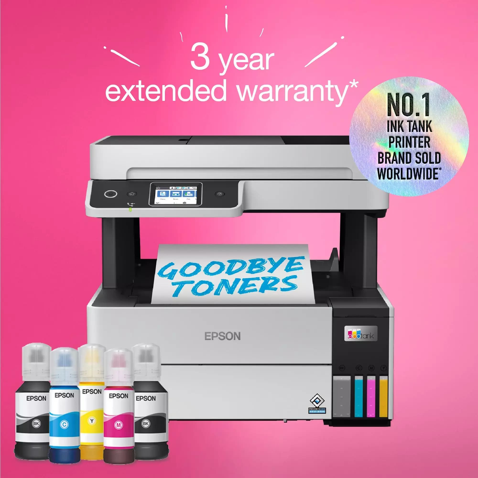 Epson EcoTank L6490 A4 ფერადი მულტიფუნქციური WiFi პრინტერი