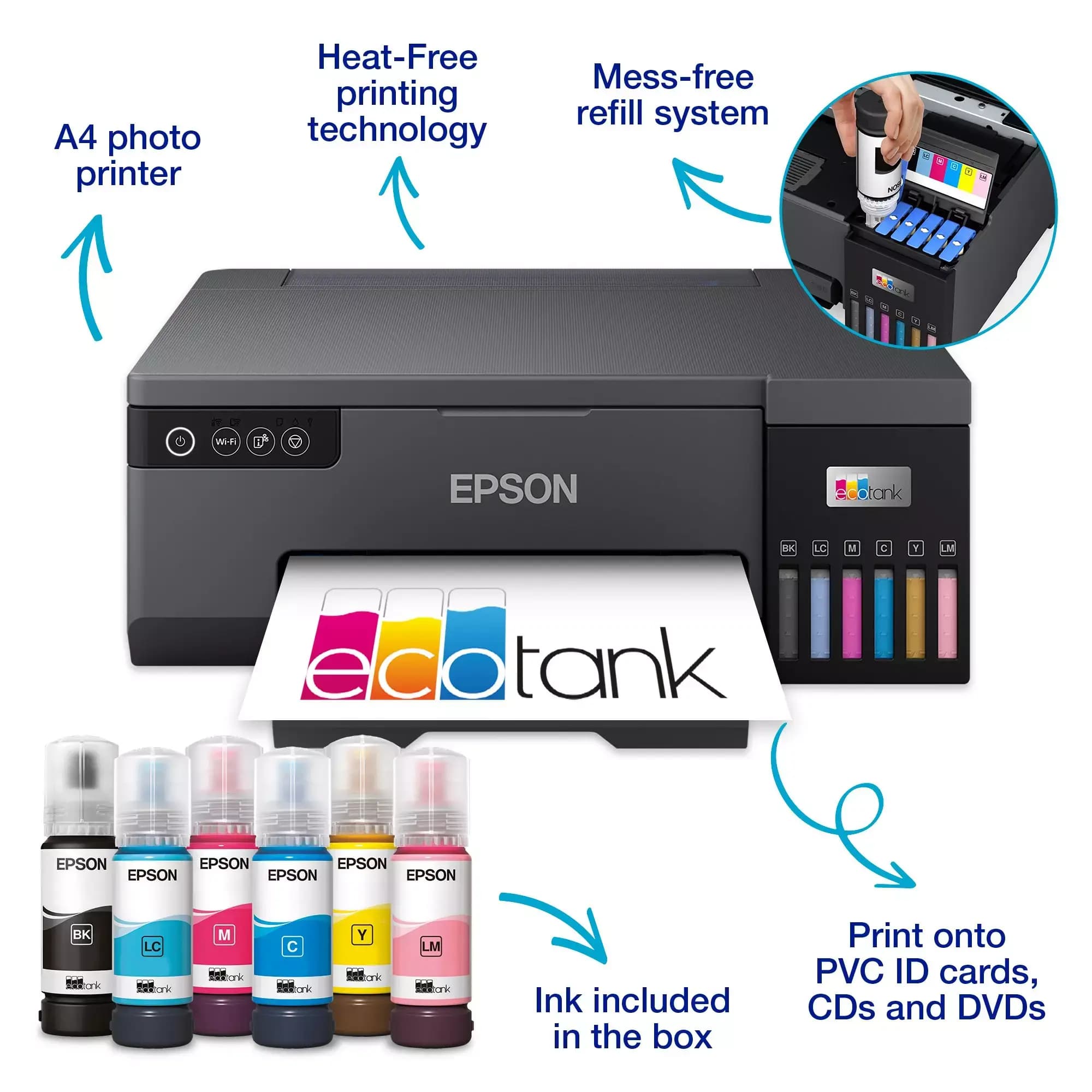Epson EcoTank L8050 Photo Printer A4