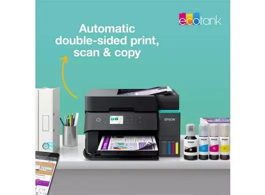 EPSON EcoTank L6370 A4 ფერადი მულტიფუნქციური WiFi პრინტერი