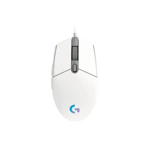 logitech, G203, Mouse (RGB) White