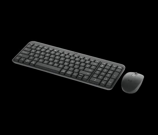 logitech, MK250 Compact, Keyboard + Mouse (Combo) Graphite