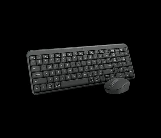 logitech, MK250 Compact, Keyboard + Mouse (Combo) Graphite