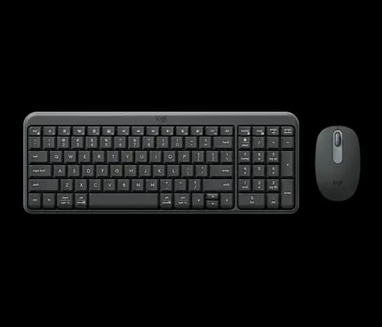 logitech, MK250 Compact, Keyboard + Mouse (Combo) Graphite