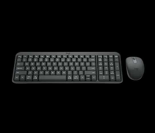 logitech, MK250 Compact, Keyboard + Mouse (Combo) Graphite