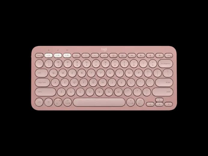 Logitech, K380s Pebble Keys 2, Keyboard Tonal Rose
