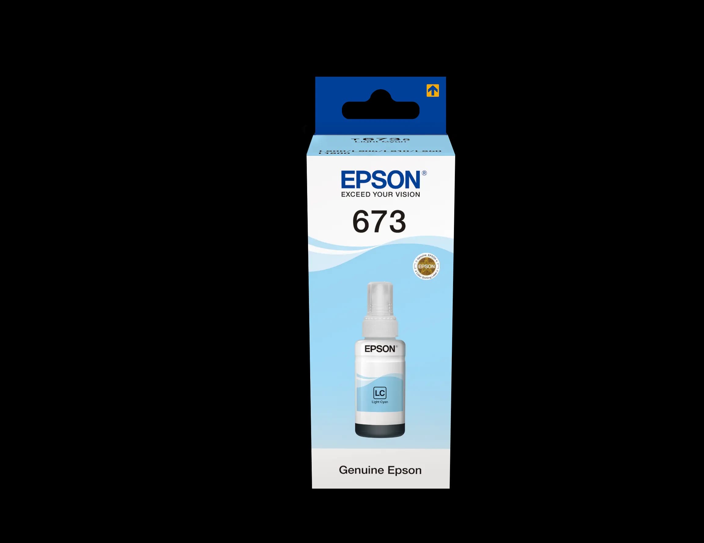 EPSON, 673 Light Cyan ink bottle C13T67354A