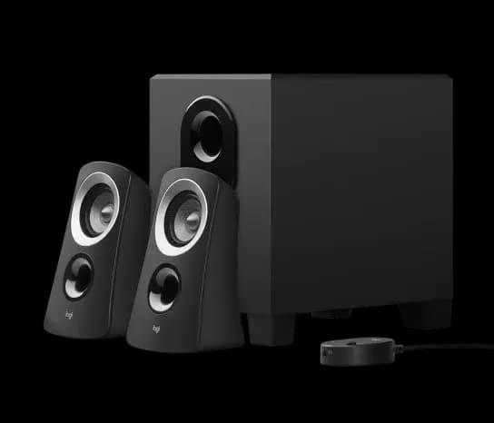 logitech, Z313 Subwoofer Speaker Black