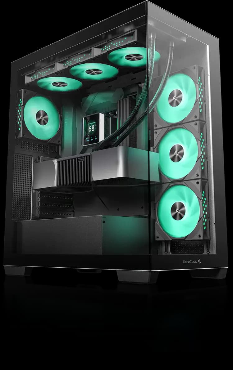 Deepcool, CG580 4F V2, Case Black