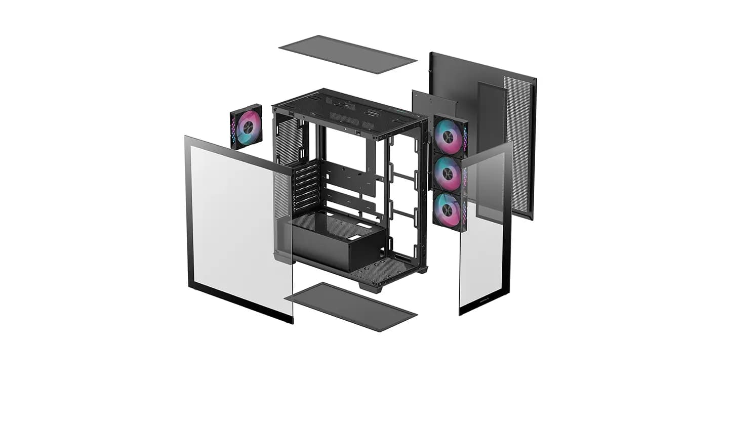 Deepcool, CG580 4F V2, Case Black