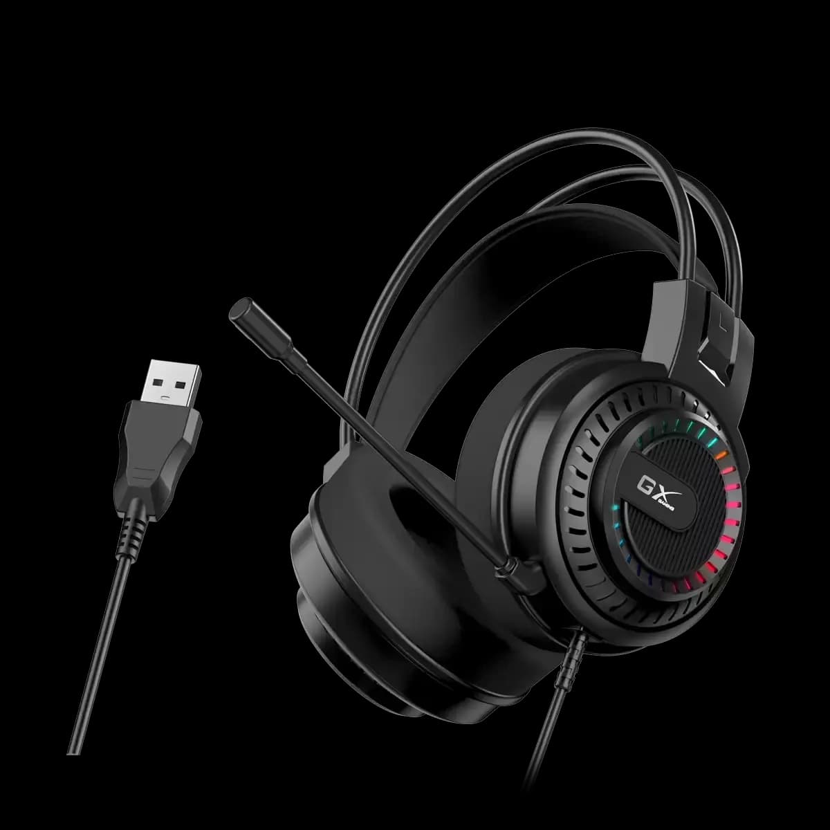 Genius, HS-GX570U USB Gaming Headset Black
