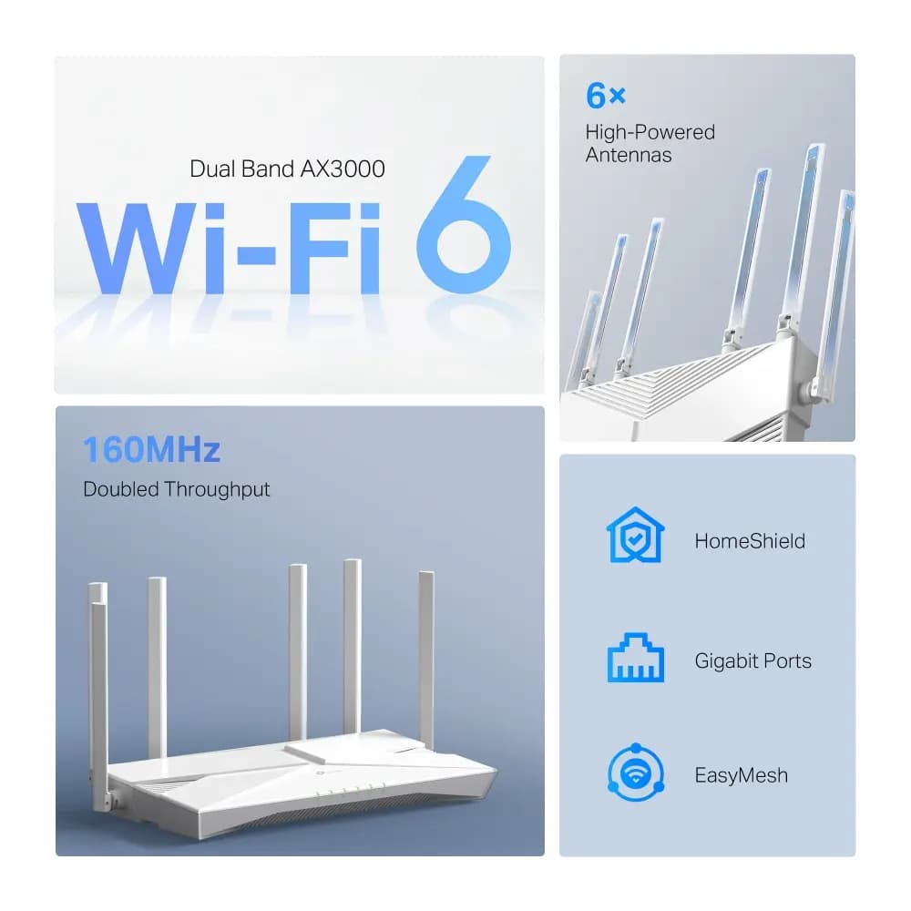 TP-Link, Archer AX56, Wi-Fi 6 Router