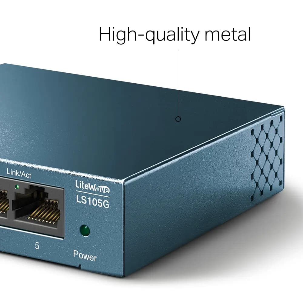 TP-Link, LS105G, 5-Port Gigabit Switch