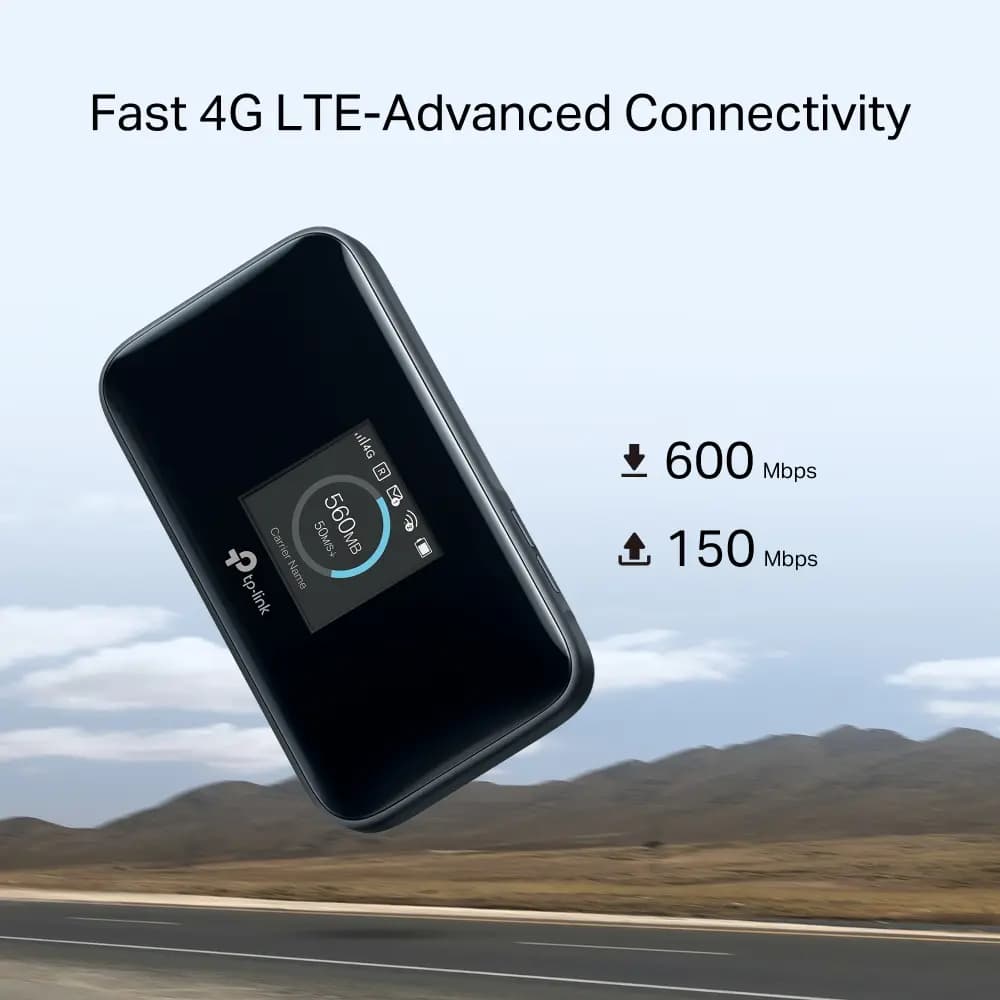 TP-Link, M7750, Router, 600 Mbps LTE-Advanced Mobile Wi-Fi
