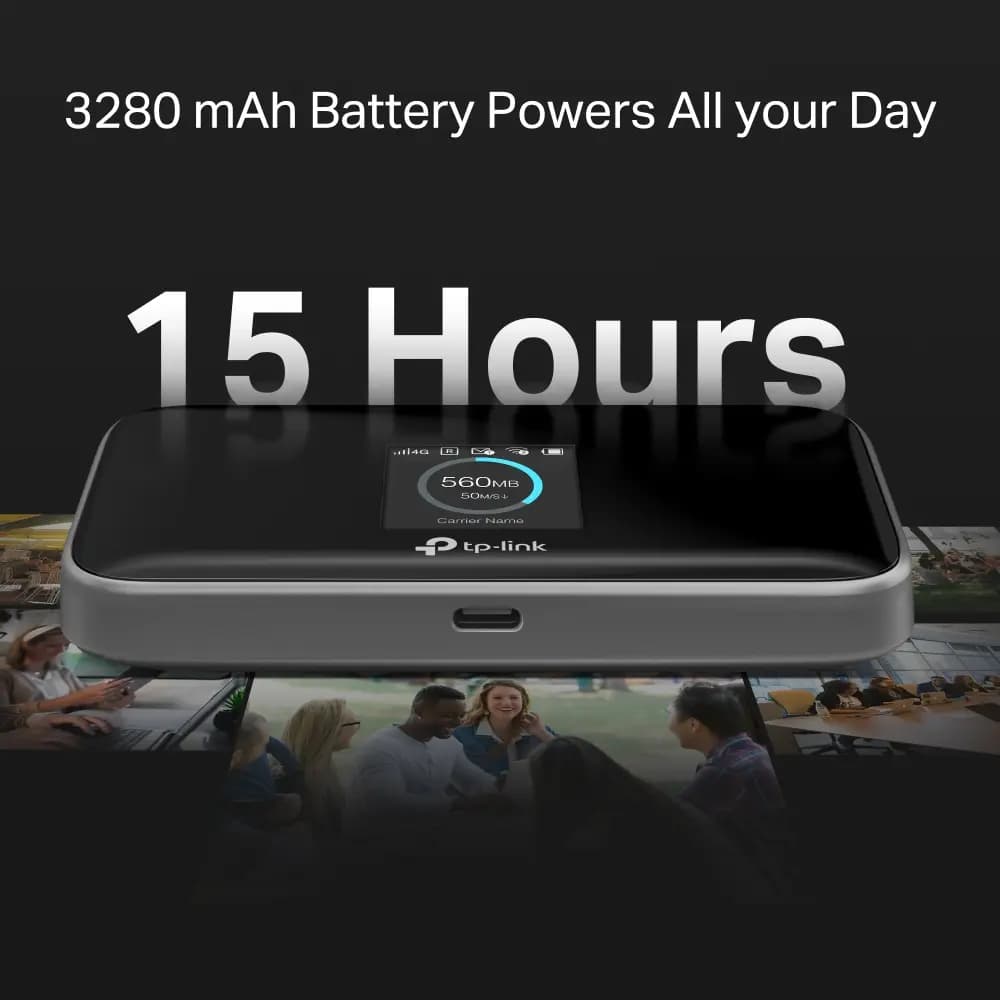 TP-Link, M7750, Router, 600 Mbps LTE-Advanced Mobile Wi-Fi