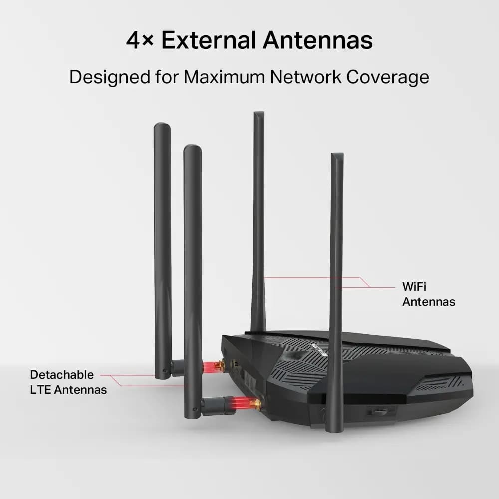 MERCUSYS, MB235-4G, Router, 4G+ Cat6 AC1200 Wireless Dual Band Gigabit Router