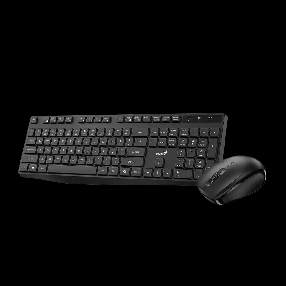 Genius, KM-8206S, AI Copilot Key, Keyboard + Mouse, Black