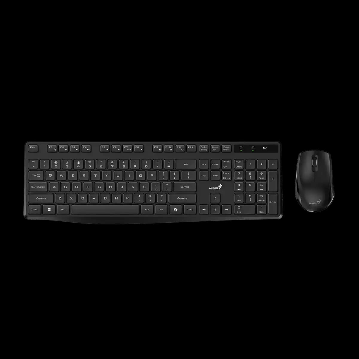Genius, KM-8206S, AI Copilot Key, Keyboard + Mouse, Black